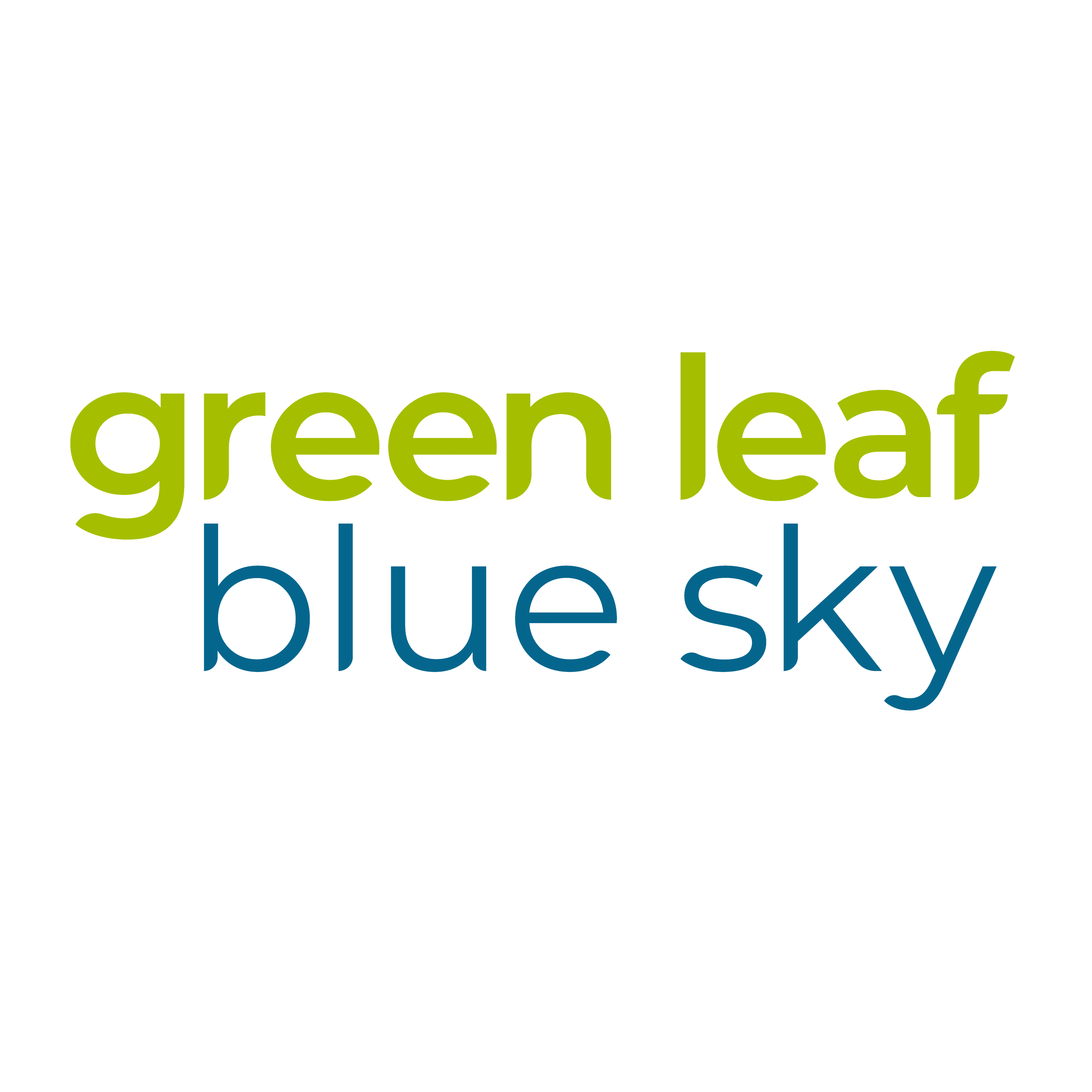 Green Leaf Blue Sky logo